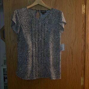 Liz Claiborne Black and White Women's Top